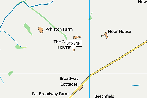 SY5 9NP map - OS VectorMap District (Ordnance Survey)