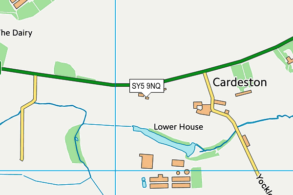 SY5 9NQ map - OS VectorMap District (Ordnance Survey)