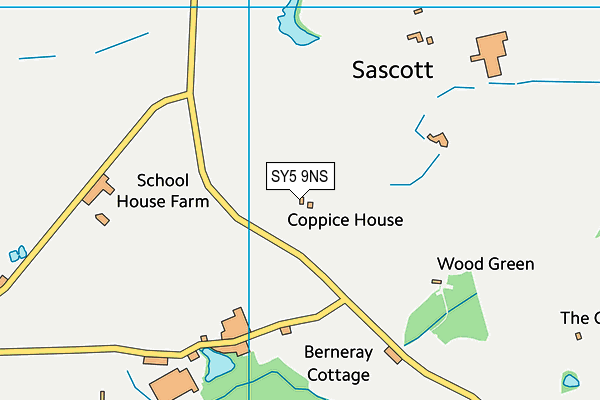 SY5 9NS map - OS VectorMap District (Ordnance Survey)