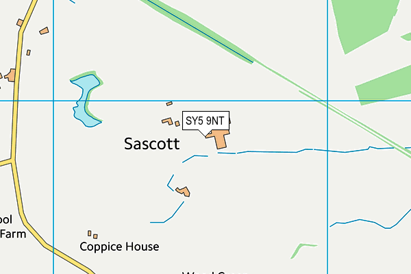SY5 9NT map - OS VectorMap District (Ordnance Survey)