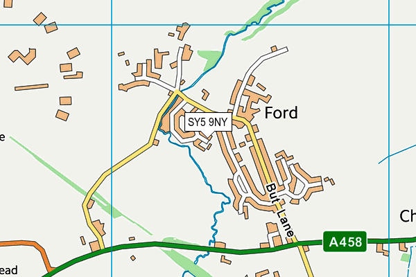 SY5 9NY map - OS VectorMap District (Ordnance Survey)