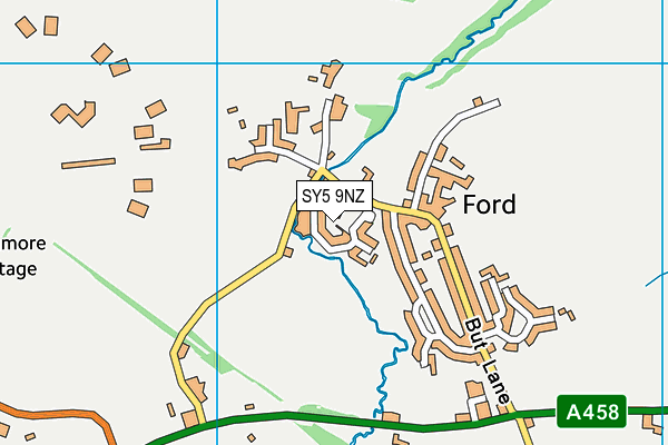 SY5 9NZ map - OS VectorMap District (Ordnance Survey)