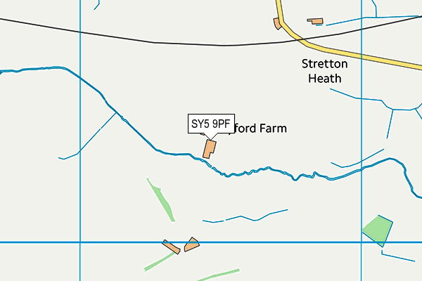 SY5 9PF map - OS VectorMap District (Ordnance Survey)