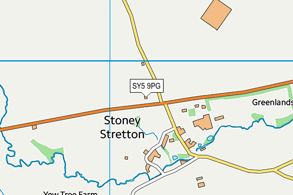 SY5 9PG map - OS VectorMap District (Ordnance Survey)