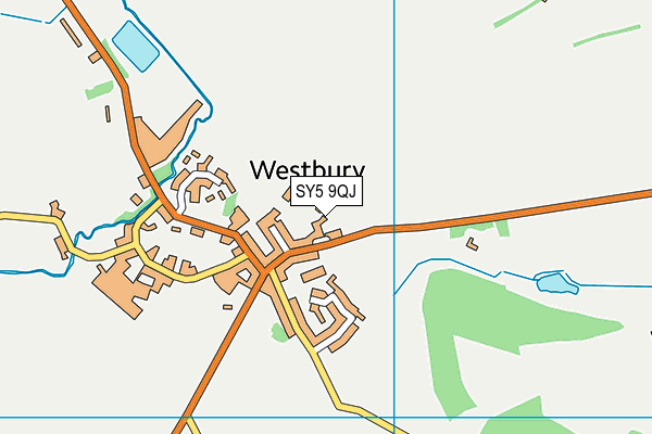 SY5 9QJ map - OS VectorMap District (Ordnance Survey)