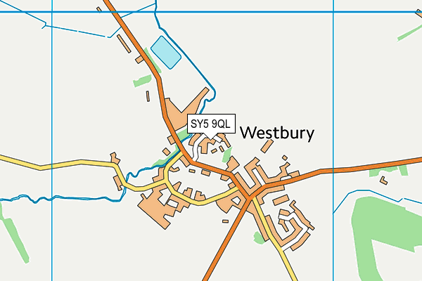 SY5 9QL map - OS VectorMap District (Ordnance Survey)