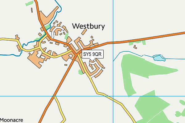 SY5 9QR map - OS VectorMap District (Ordnance Survey)