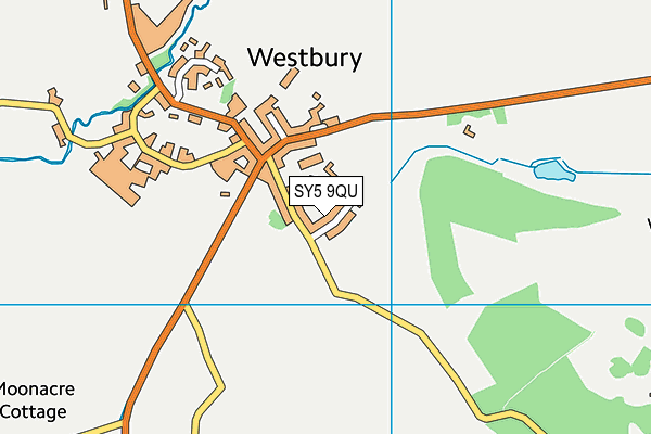 SY5 9QU map - OS VectorMap District (Ordnance Survey)