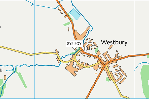 SY5 9QY map - OS VectorMap District (Ordnance Survey)