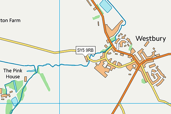 SY5 9RB map - OS VectorMap District (Ordnance Survey)