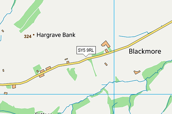 SY5 9RL map - OS VectorMap District (Ordnance Survey)