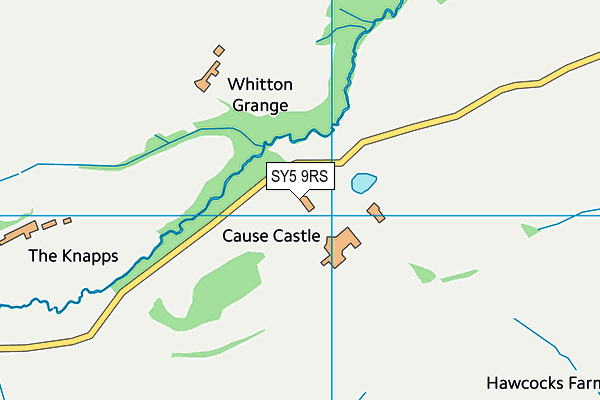 SY5 9RS map - OS VectorMap District (Ordnance Survey)