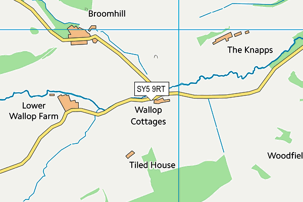 SY5 9RT map - OS VectorMap District (Ordnance Survey)