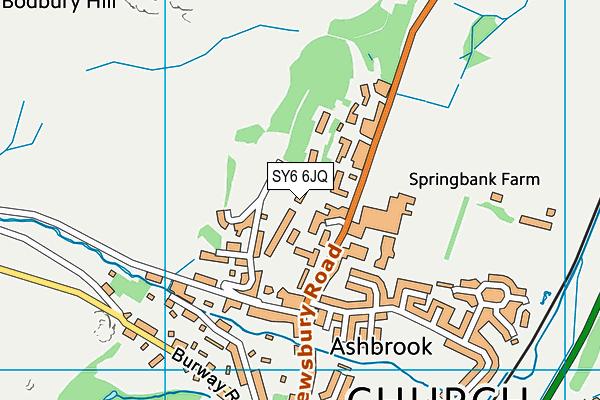 Map of PINE STUDIOS (CHURCH STRETTON) LIMITED at district scale