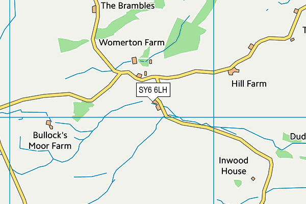 SY6 6LH map - OS VectorMap District (Ordnance Survey)