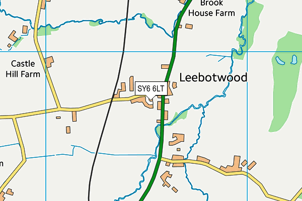 SY6 6LT map - OS VectorMap District (Ordnance Survey)