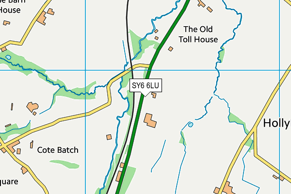 SY6 6LU map - OS VectorMap District (Ordnance Survey)