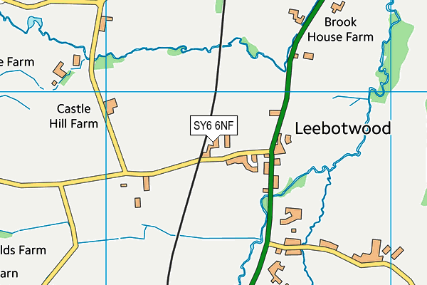 SY6 6NF map - OS VectorMap District (Ordnance Survey)