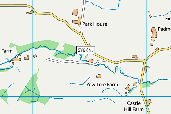 SY6 6NJ map - OS VectorMap District (Ordnance Survey)