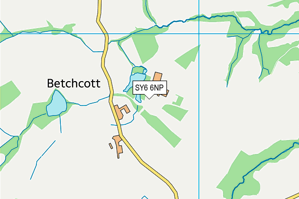 SY6 6NP map - OS VectorMap District (Ordnance Survey)