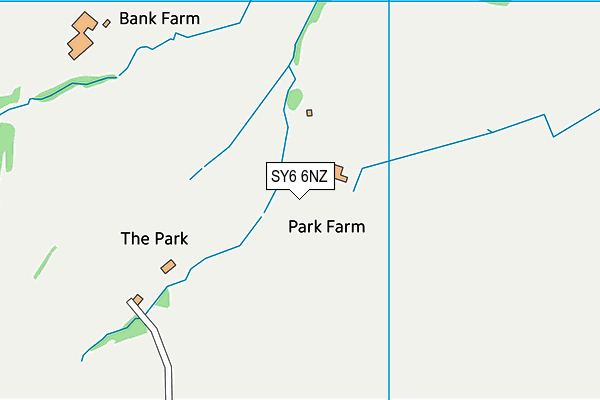 SY6 6NZ map - OS VectorMap District (Ordnance Survey)