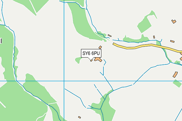 SY6 6PU map - OS VectorMap District (Ordnance Survey)