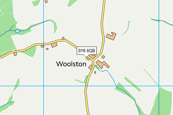 SY6 6QB map - OS VectorMap District (Ordnance Survey)