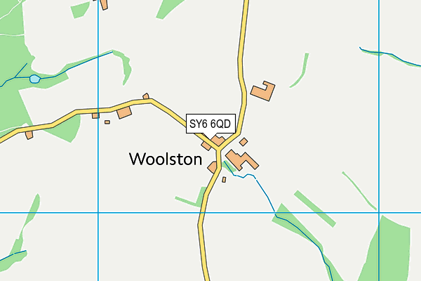 SY6 6QD map - OS VectorMap District (Ordnance Survey)