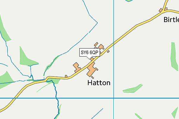 SY6 6QP map - OS VectorMap District (Ordnance Survey)