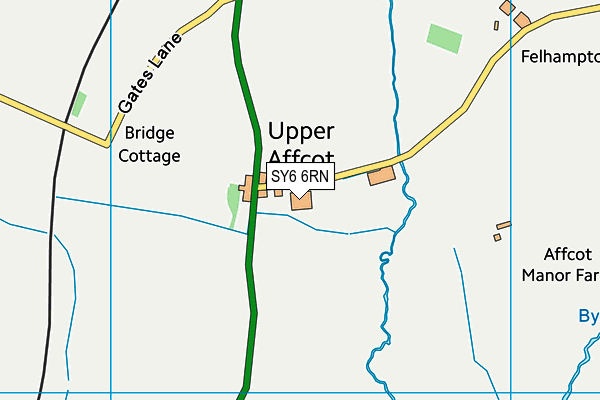 SY6 6RN map - OS VectorMap District (Ordnance Survey)