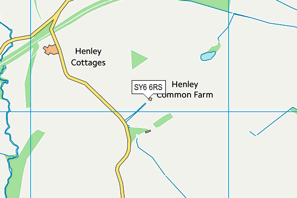 SY6 6RS map - OS VectorMap District (Ordnance Survey)