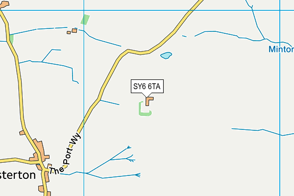 SY6 6TA map - OS VectorMap District (Ordnance Survey)