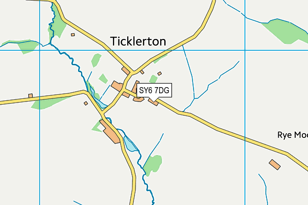 SY6 7DG map - OS VectorMap District (Ordnance Survey)