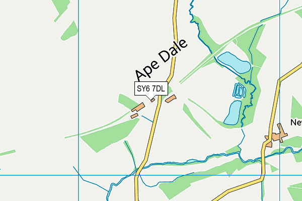 SY6 7DL map - OS VectorMap District (Ordnance Survey)