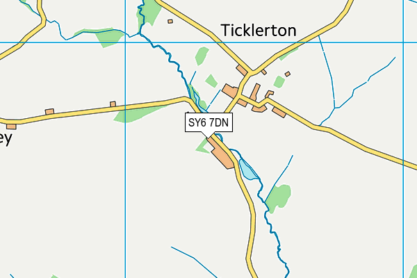 SY6 7DN map - OS VectorMap District (Ordnance Survey)