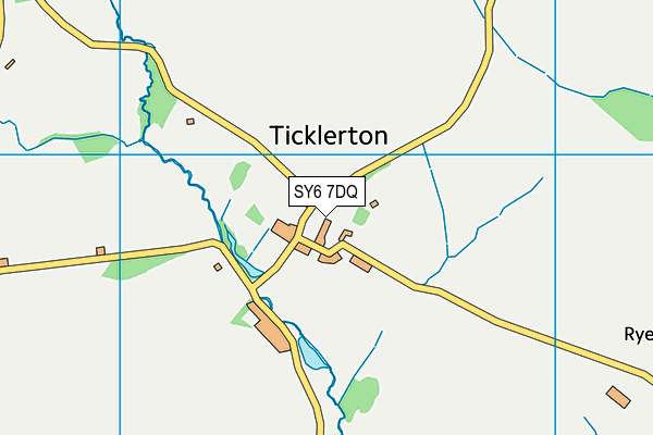 SY6 7DQ map - OS VectorMap District (Ordnance Survey)