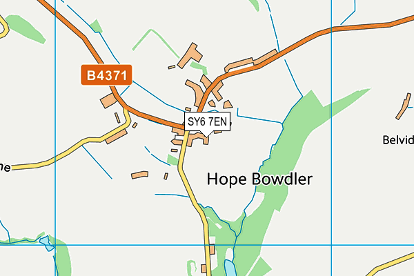 SY6 7EN map - OS VectorMap District (Ordnance Survey)