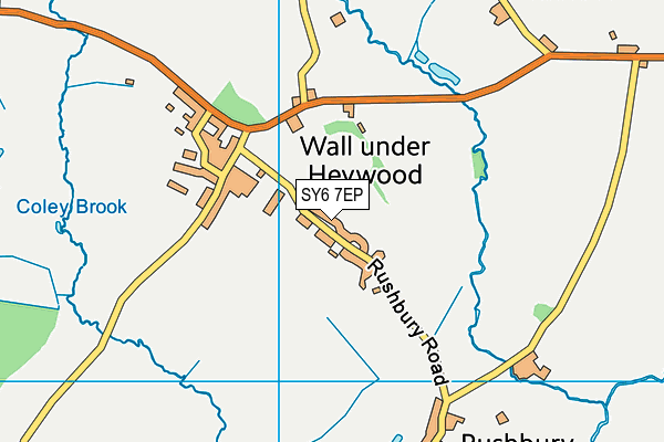 SY6 7EP map - OS VectorMap District (Ordnance Survey)