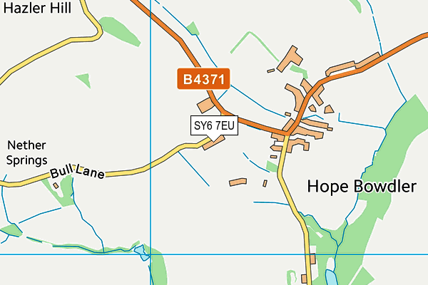 SY6 7EU map - OS VectorMap District (Ordnance Survey)