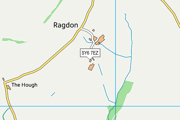 SY6 7EZ map - OS VectorMap District (Ordnance Survey)