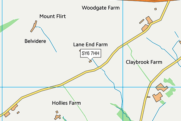 SY6 7HH map - OS VectorMap District (Ordnance Survey)