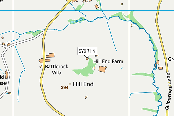 SY6 7HN map - OS VectorMap District (Ordnance Survey)