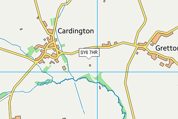 SY6 7HR map - OS VectorMap District (Ordnance Survey)