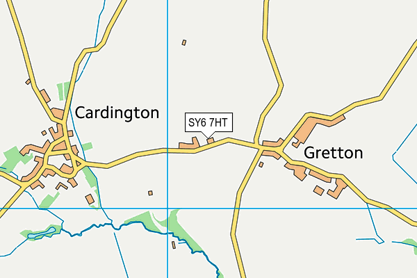 SY6 7HT map - OS VectorMap District (Ordnance Survey)