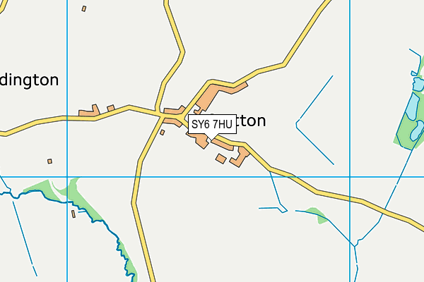 SY6 7HU map - OS VectorMap District (Ordnance Survey)