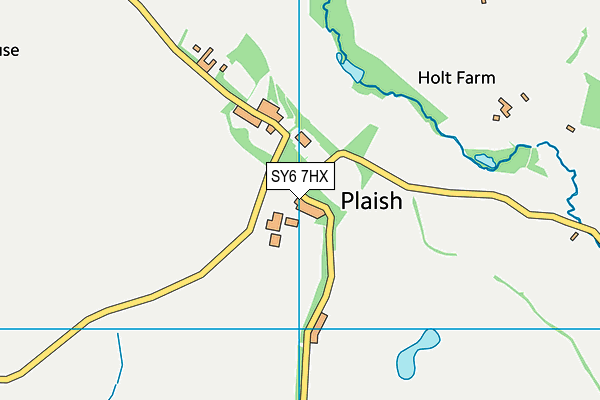 SY6 7HX map - OS VectorMap District (Ordnance Survey)