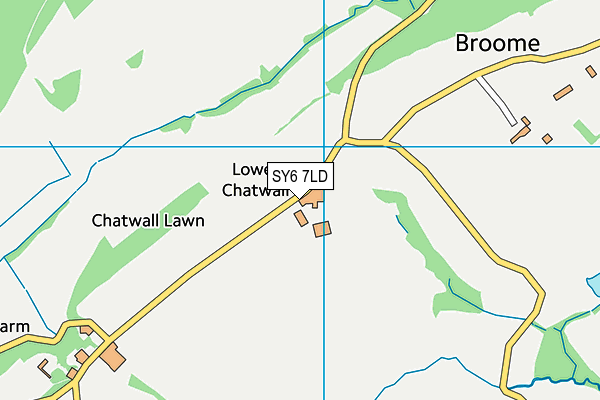 SY6 7LD map - OS VectorMap District (Ordnance Survey)