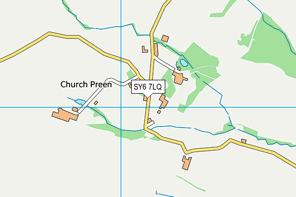 SY6 7LQ map - OS VectorMap District (Ordnance Survey)