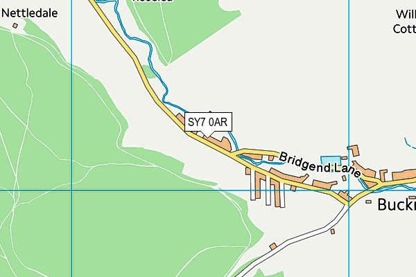 SY7 0AR map - OS VectorMap District (Ordnance Survey)