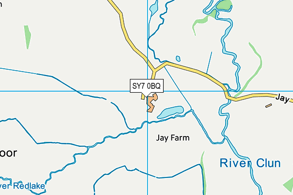 SY7 0BQ map - OS VectorMap District (Ordnance Survey)